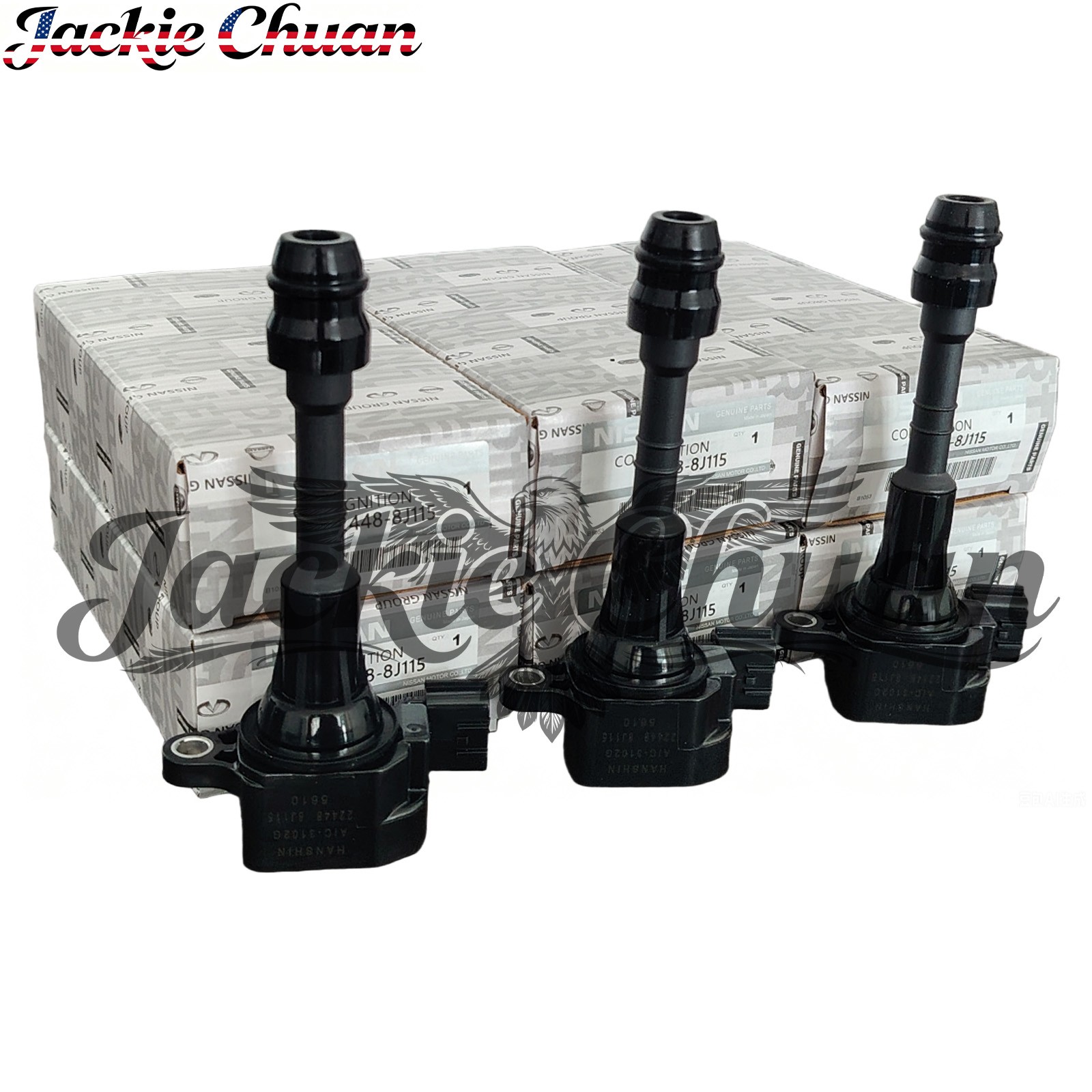 6PCS 22448-8J115/8J11C UF349 IGNITION COIL FOR MAXIMA MURANO ELGRAND PATHFINDER