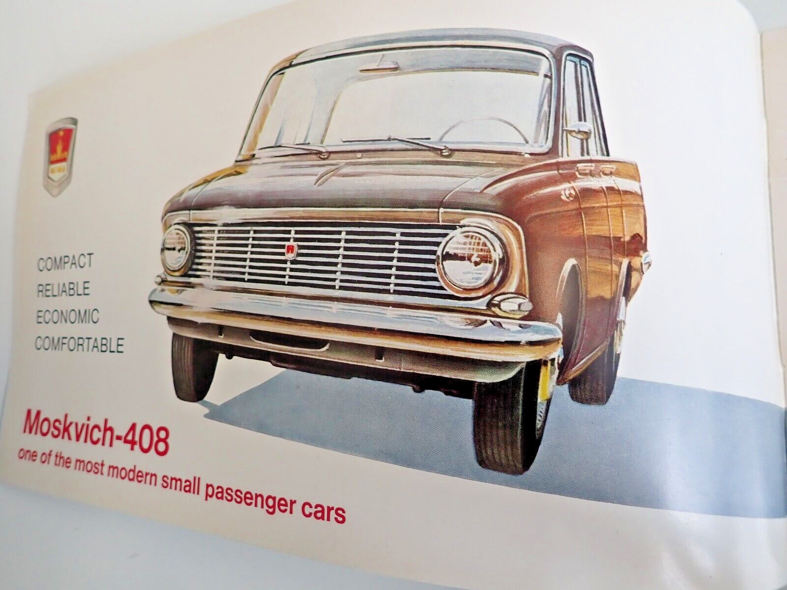 Beautiful Original 1966 ? Moskvich 408 426 433 Sales Brochure Very Cool Beautiful Original 1966 ? Moskvich 408 426 433 Sales Brochure Very Cool