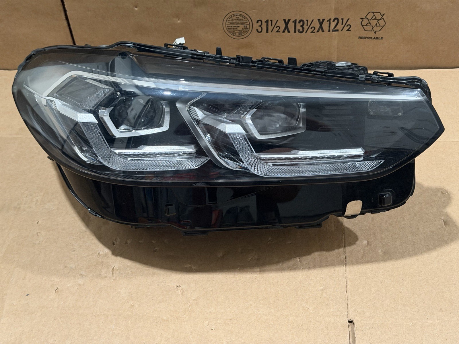 NICE OEM 2022 2023 BMW X3 X4 G01 Headlight Full Adaptive LED Right RHChrome