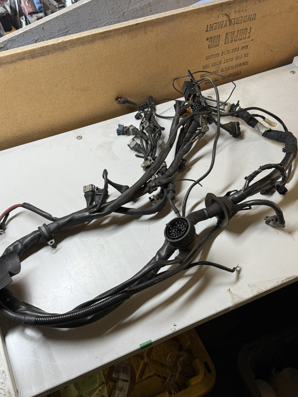 1984-1988 BMW M20B27 2.7L ETA 6 Cyl Wiring Harness USED GREAT CONDITION WORKING 
