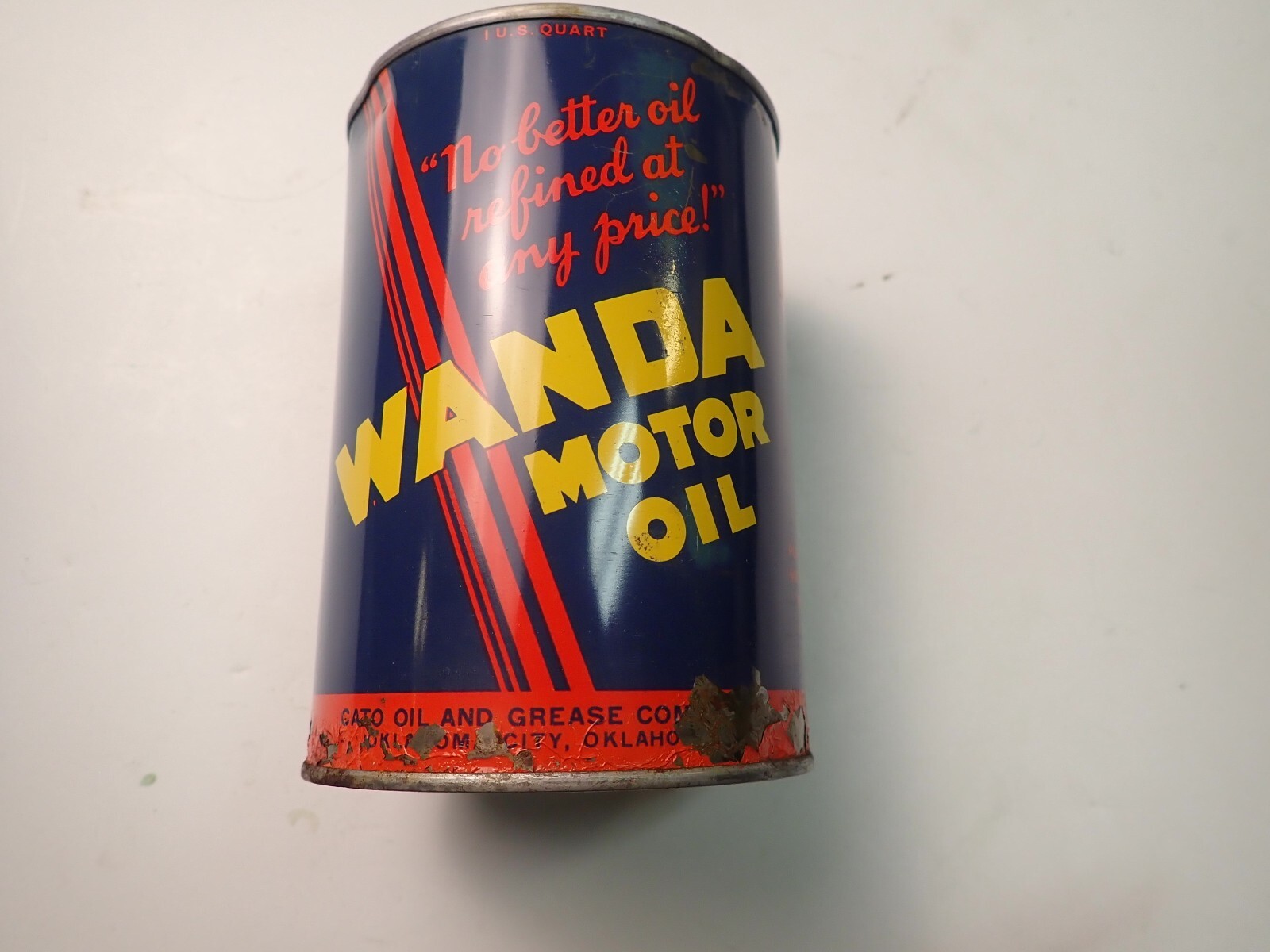 Vintage Wanda Oil 1 Qt Unopened 1940s 1950s Cato Oil Co Oklahoma City Vintage Wanda Oil 1 Qt Unopened 1940s 1950s Cato Oil Co Oklahoma City