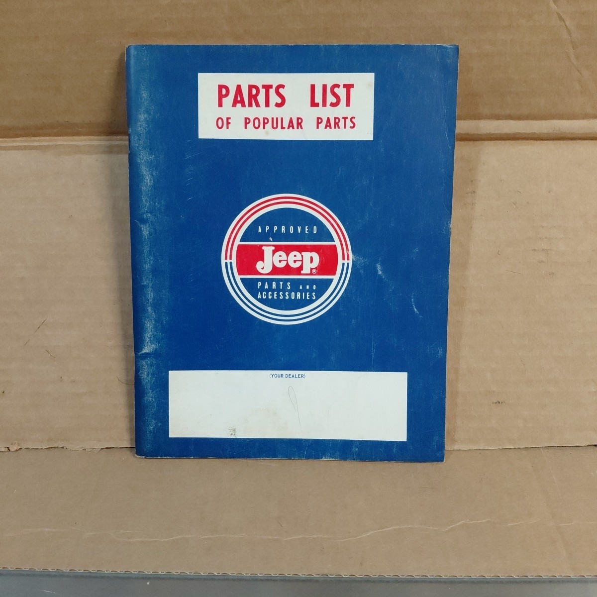 1967-1968 Kaiser Jeep Parts List Of Popular Parts Factory Service Catalog