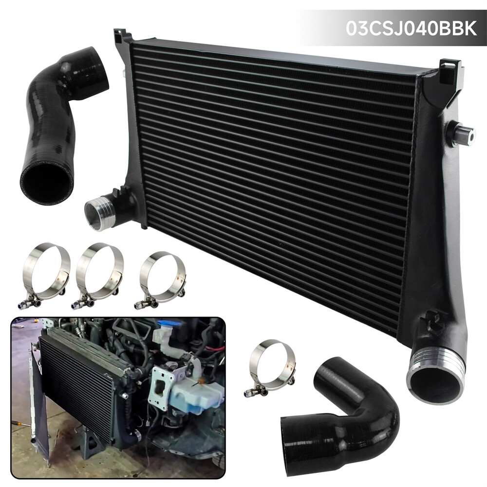 For MK7 GTI Golf R VAG 1.8T 2.0T 8V A3 S3 Inlets 70MM Competition Intercooler