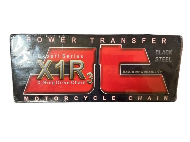 JT JT520X1R3 Power Transfer Motorcycle  X-Ring Drive Chain Black Steel 106DL