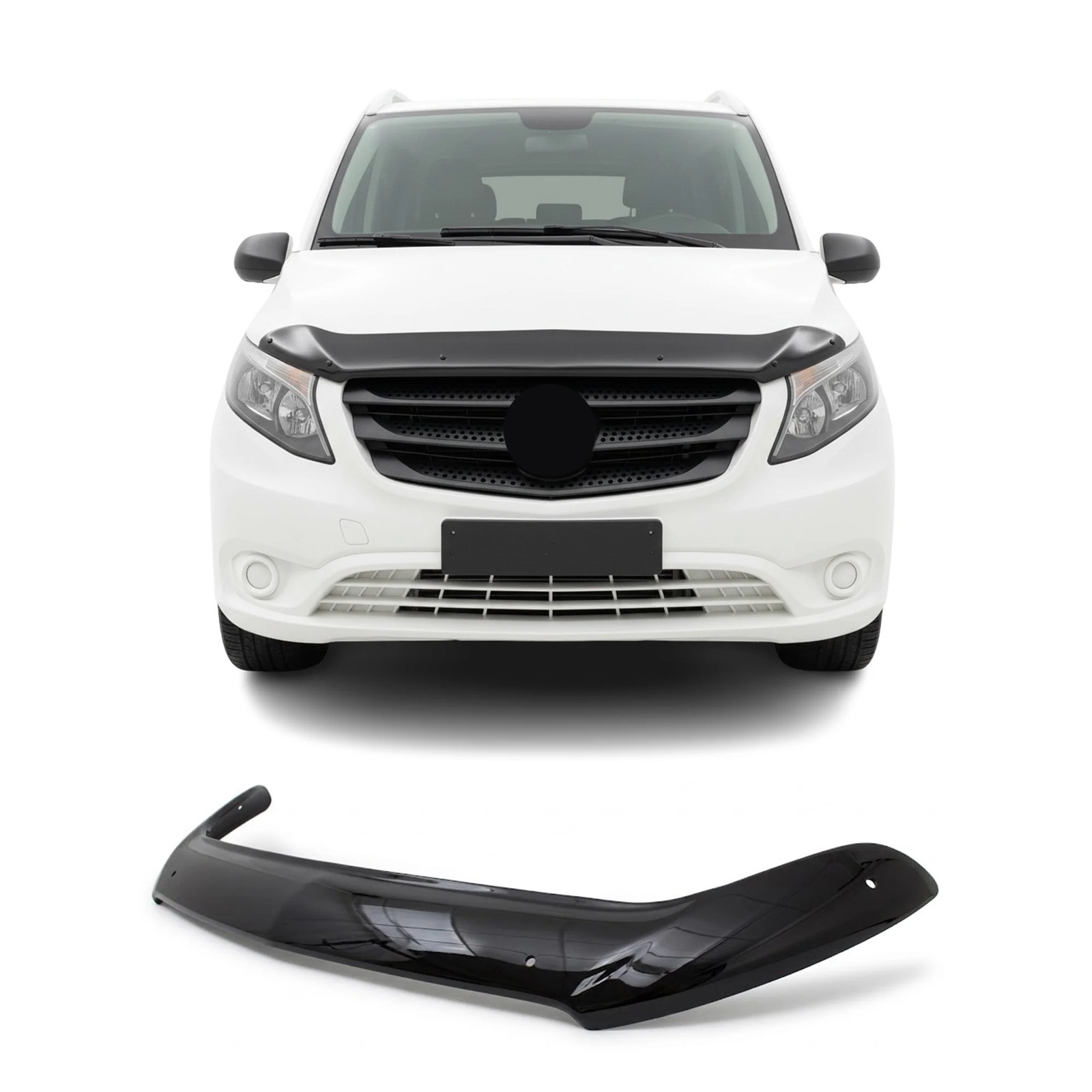 Hood Bug Deflector Bugflector Bug Shield for Mercedes Vito W447 2014-2026