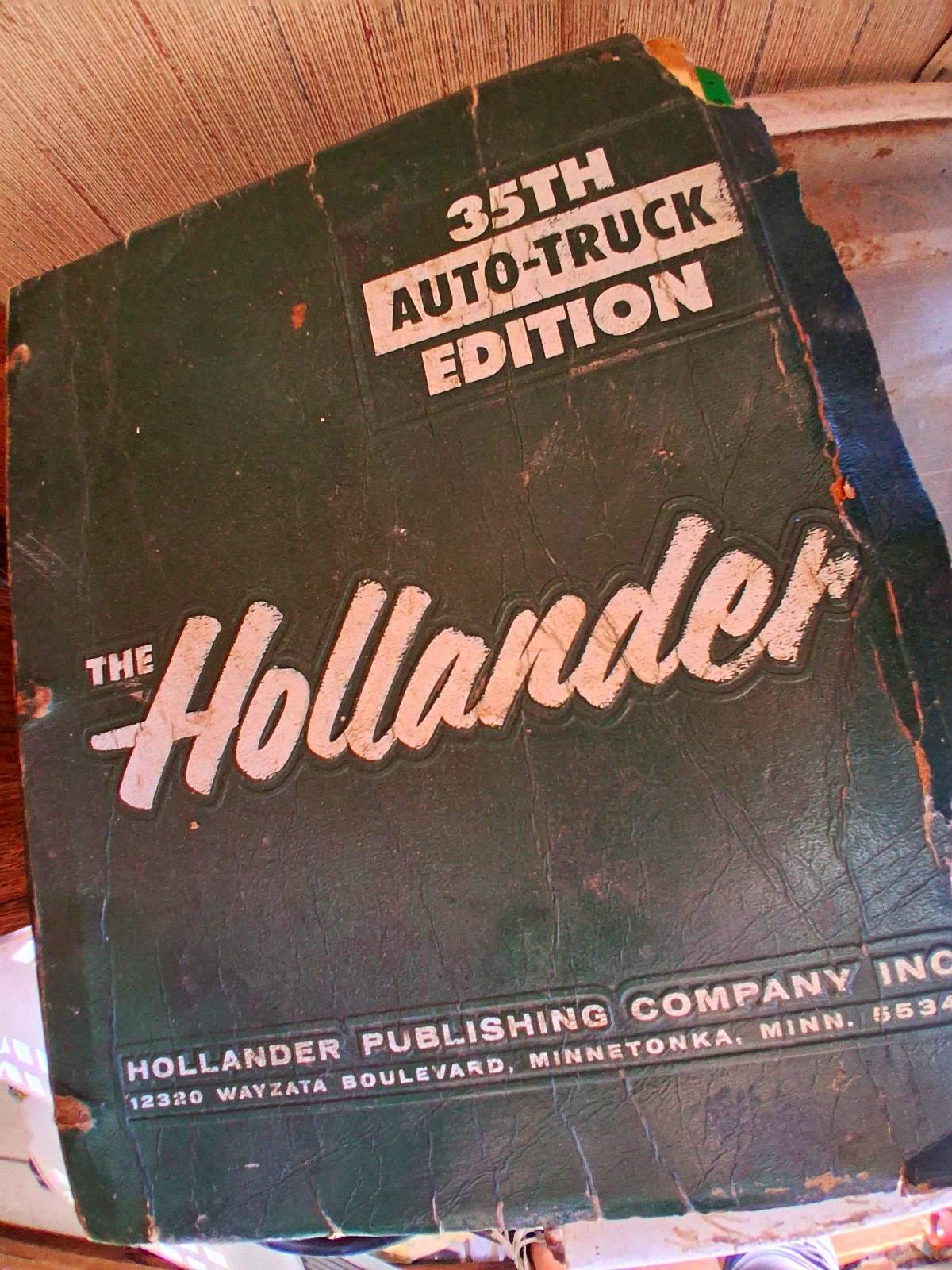 35th Truck Edition Hollander The Bible Interchangable Parts Manual Book 1969