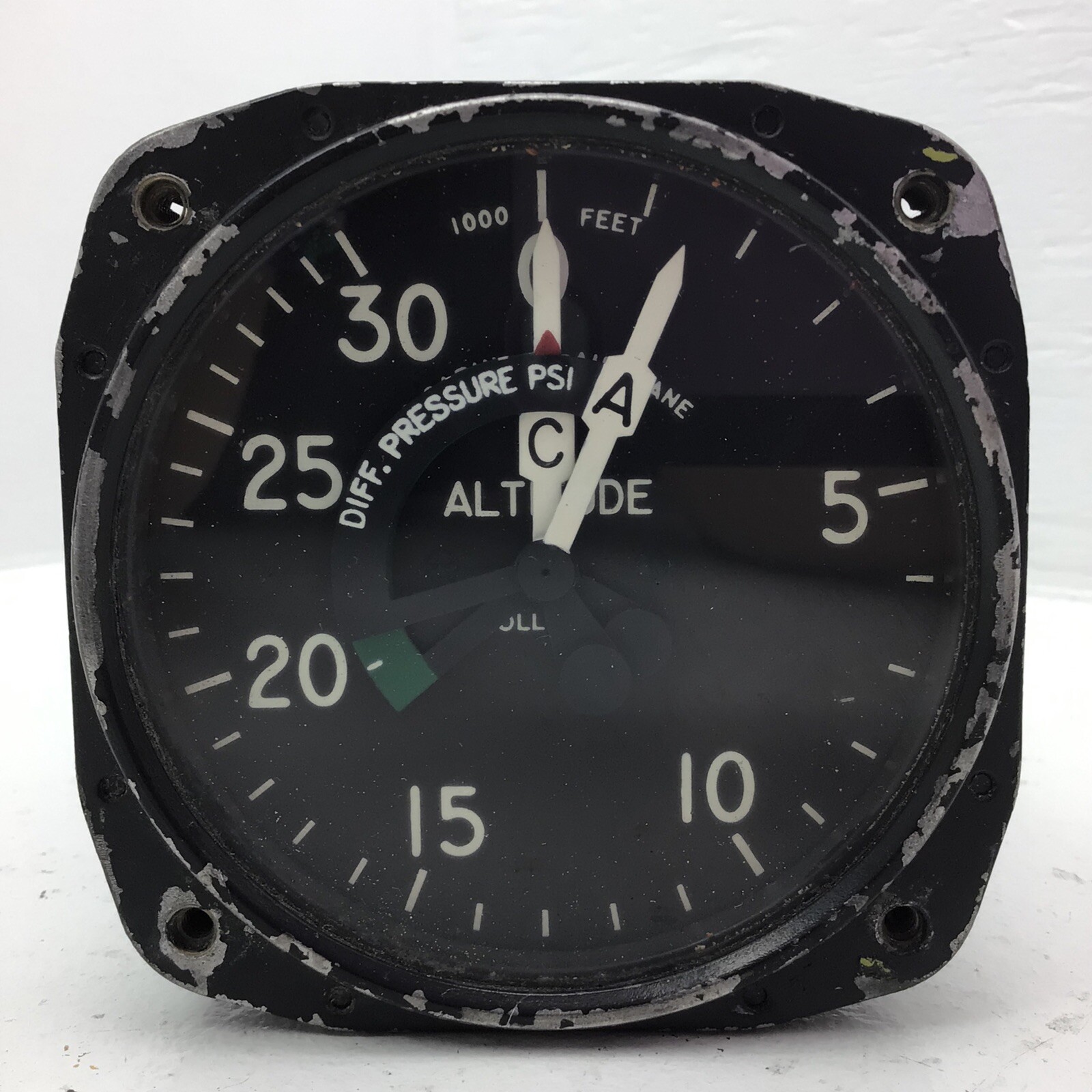 Kollsman Dual Altimeter and Differential Pressure Gauge Type Number 906 D