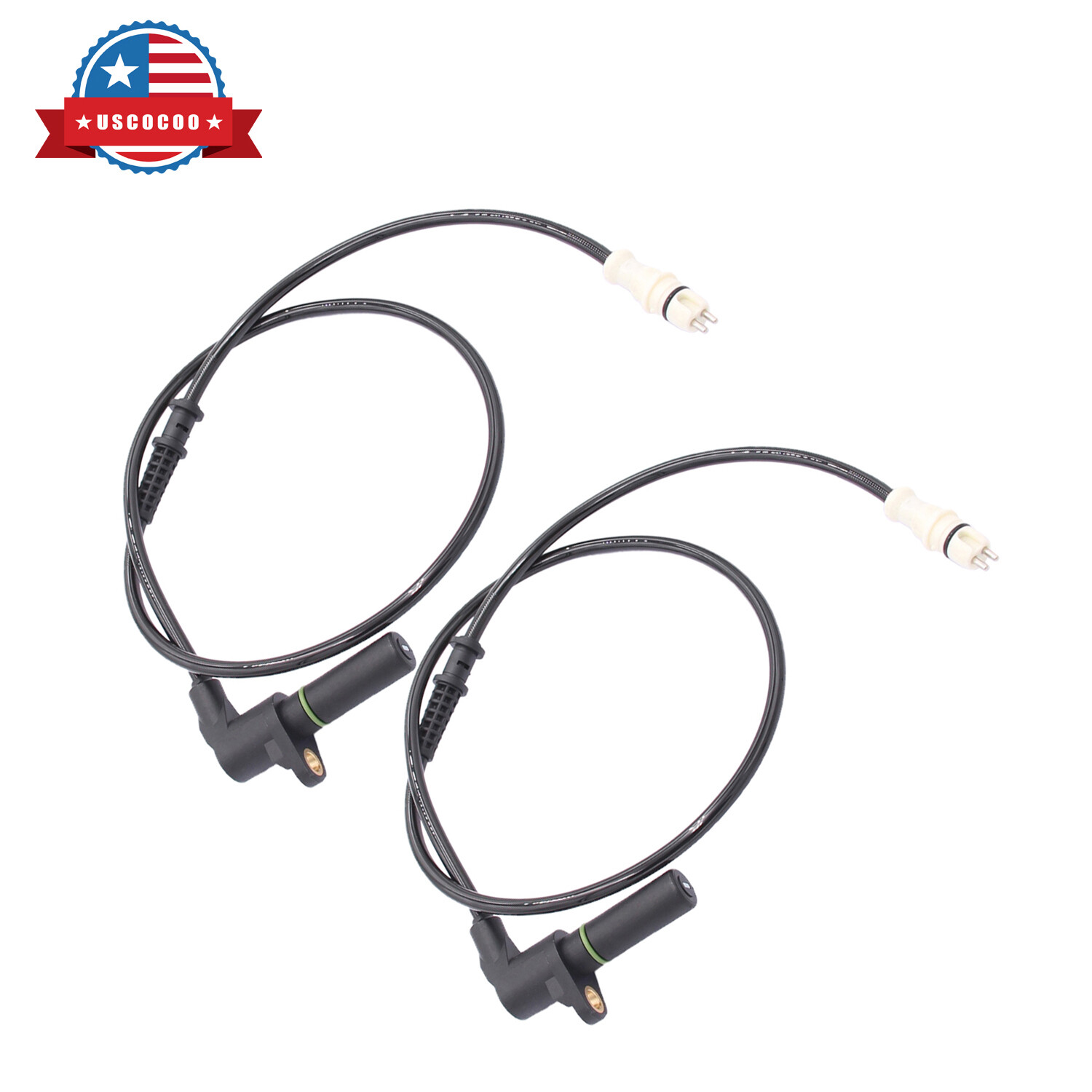 Pair ABS Wheel Speed Sensor Front Left & Right Fit for Mercedes-Benz A4635400317