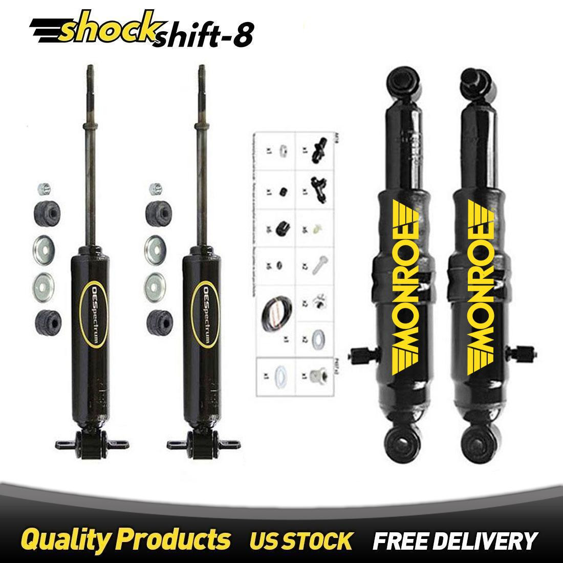 Front & Rear Shock Absorbers for 1969-1978 1981 1982 Chevrolet Corvette 5.7L