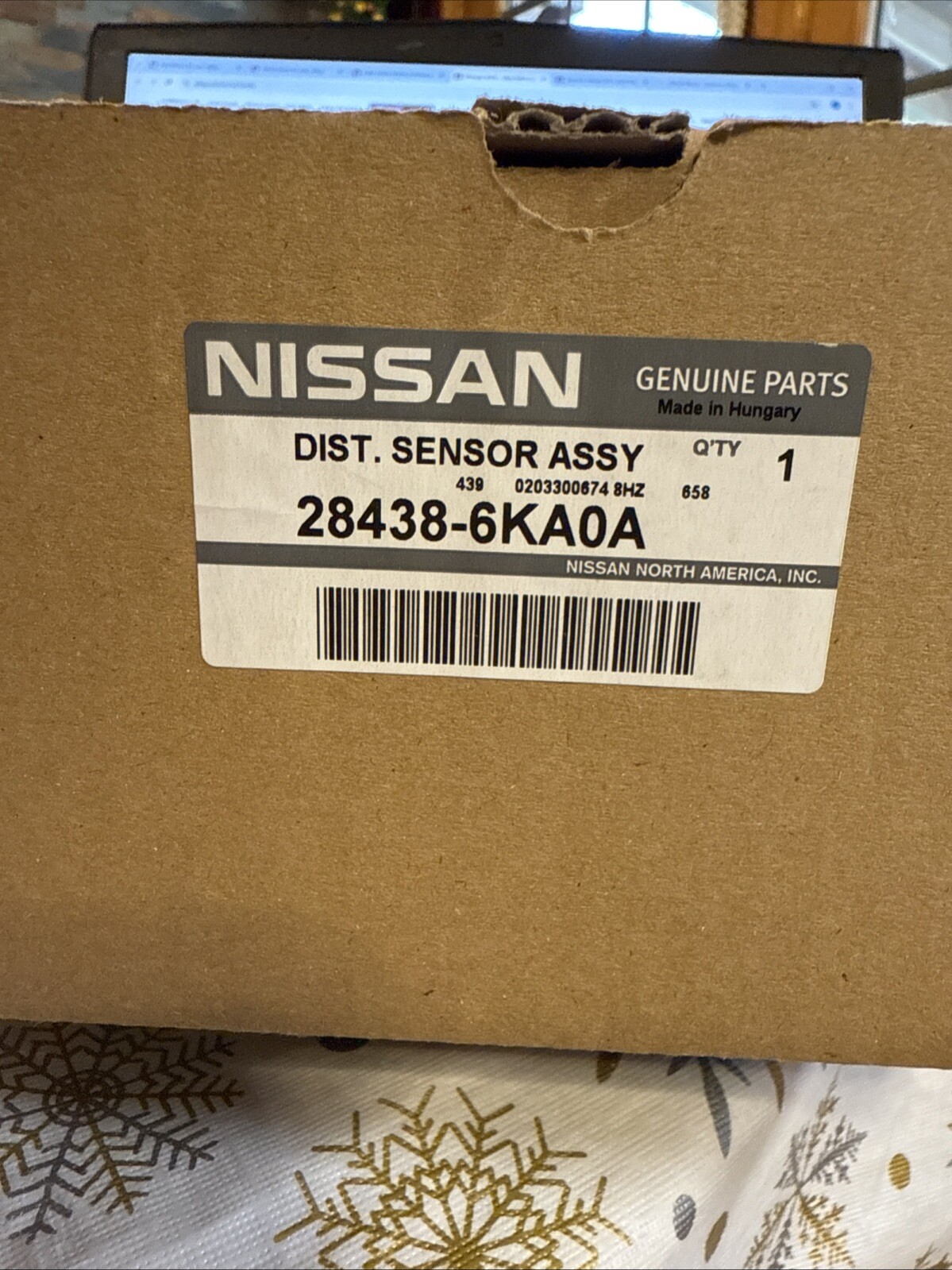 GENUINE 28438-6KA0A Distance Radar Sensor For 2017-20 Nissan Pathfinder OEM