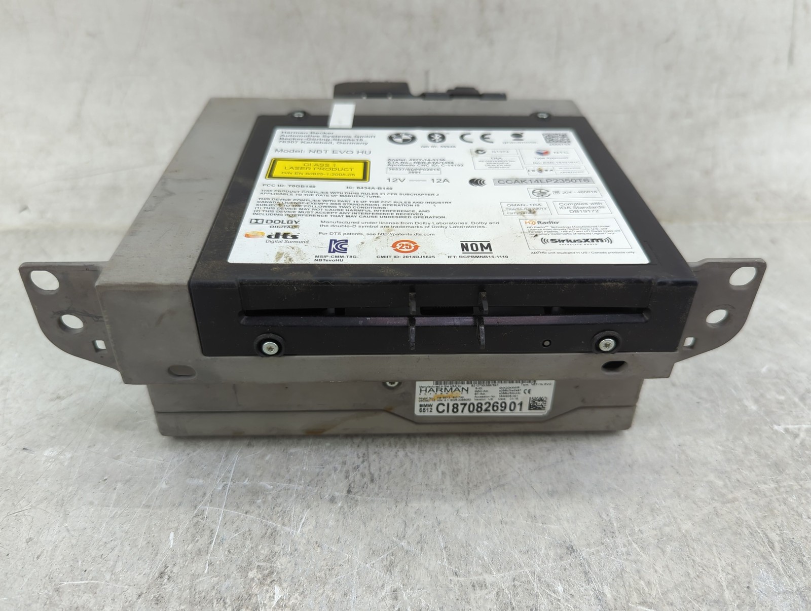 2018-2021 Bmw X3 Am Fm Cd Player Radio Receiver T2BAO
