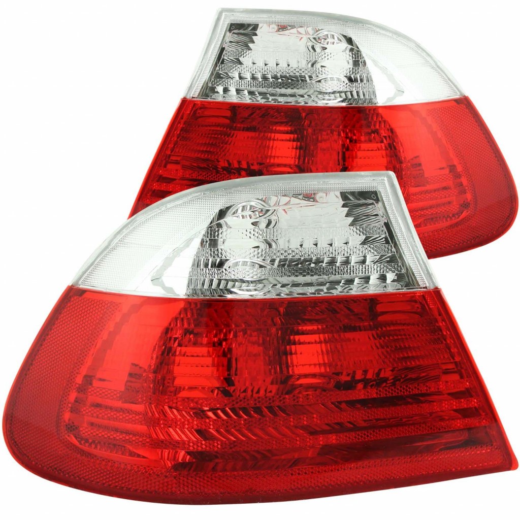 ANZO For BMW 328Ci/323Ci 2000 Tail Lights Red/Clear