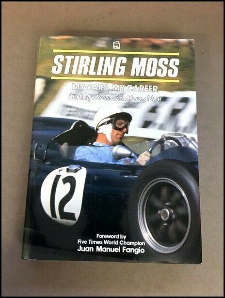 Stirling Moss Race Car Driver My Cars My Career Hardcover Book - Jaguar Cooper