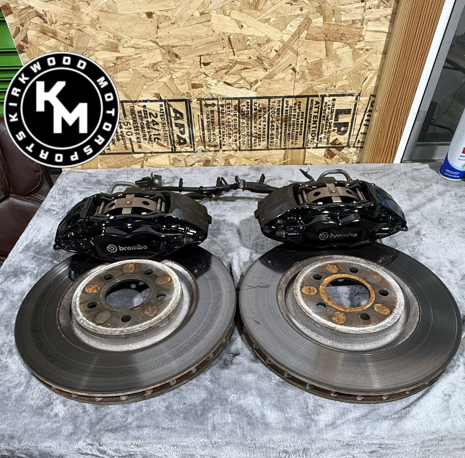 2010 Ford Mustang Shelby Gt500 Brembo Brakes S197 14” Rotors