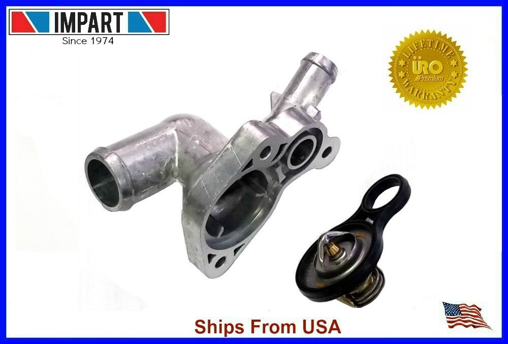 Mini Cooper S Super Charged Aluminum Thermostat Housing & Thermostat 11537512733