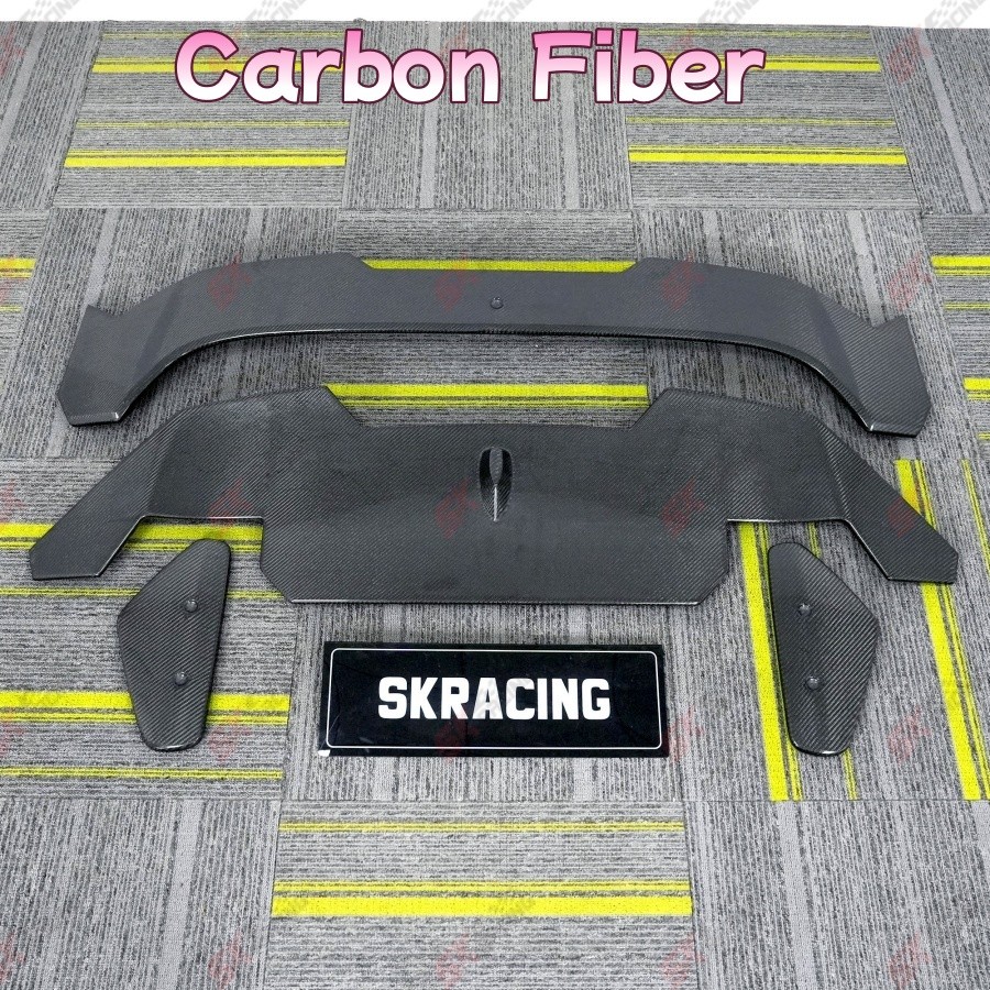 New Arrival For 2023+ BMW XM G09 Carbon Fiber/Gloss Black Rear Roof Spoiler Wing