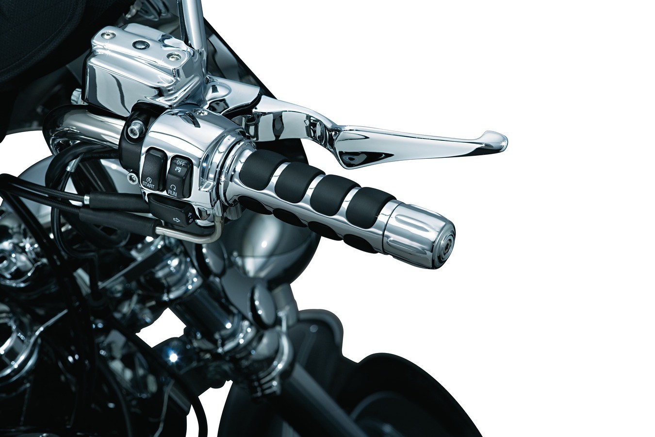 Kuryakyn 6284 Universal Mechanical Throttle Cruise Assist Chrome