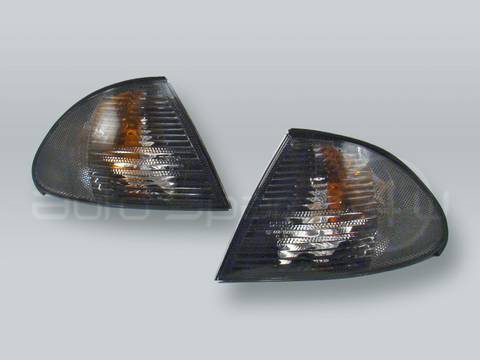 DEPO Smoke Corner Lights Parking Lamps PAIR fits 1999-2001 BMW 3-Series E46 4DR