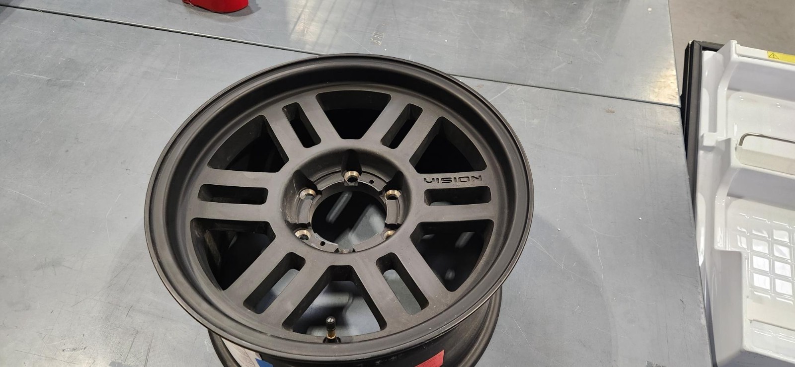 Vision Off-Road 355 Custom Wheel - - Satin Black LAS Vision Off-Road 355 Custom Wheel - - Satin Black LAS
