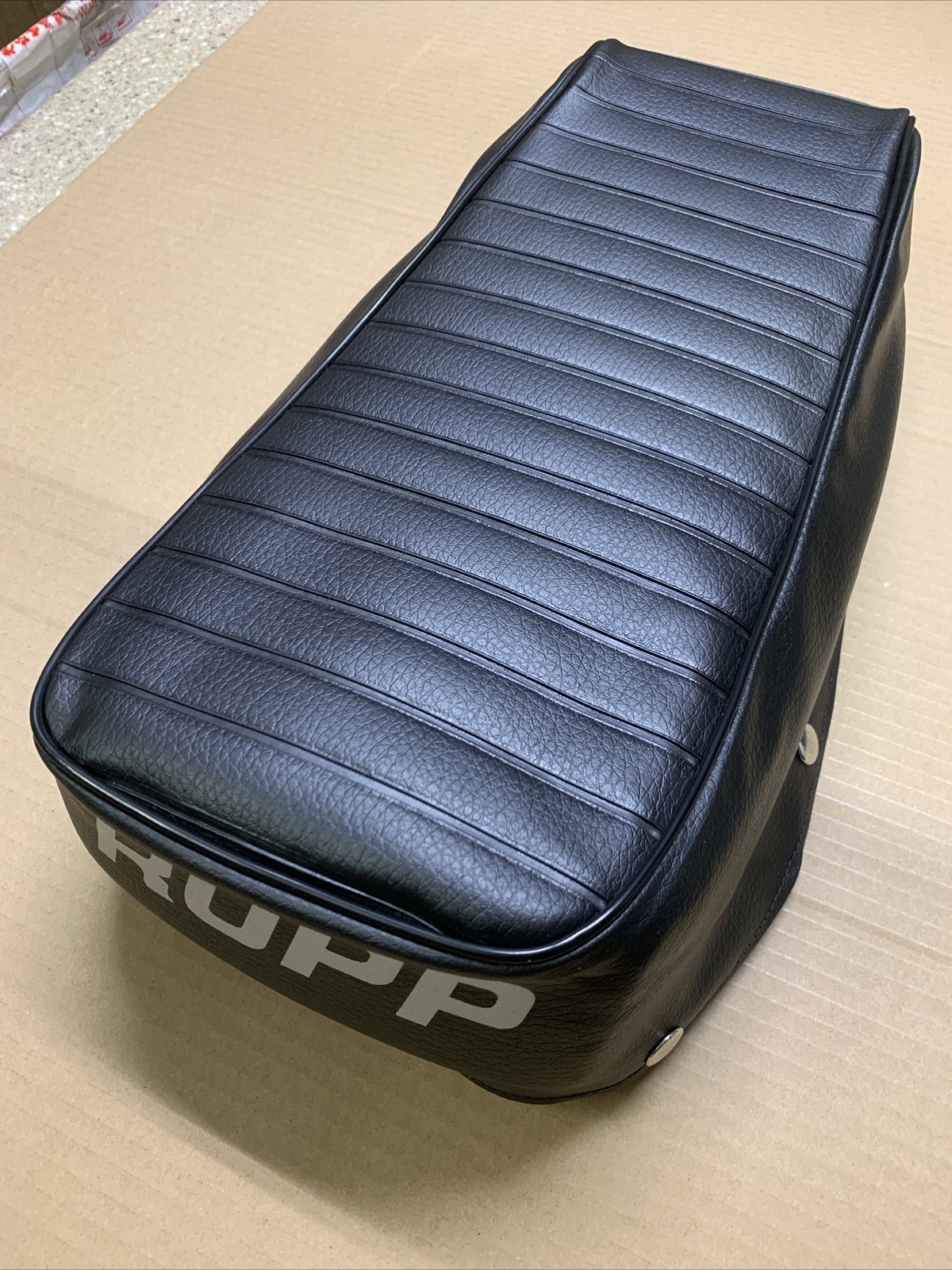 RUPP ROADSTER 2 SEAT COVER 1971 TO 1975 MODEL SNAP FASTENER INSTALLED (R#2) RUPP ROADSTER 2 SEAT COVER 1971 TO 1975 MODEL SNAP FASTENER INSTALLED (R#2)