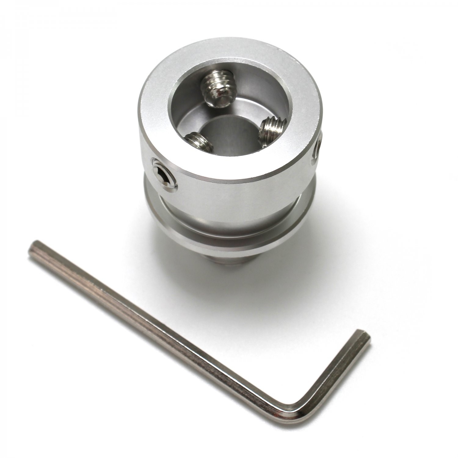 Universal Custom Shift Knob Adapter Splined Shaft Shifter Adapter with Set Screw