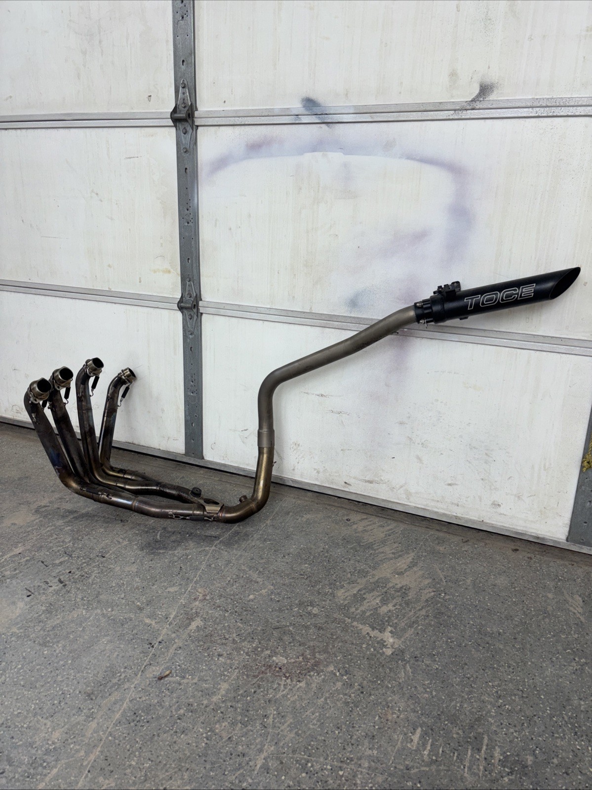 2006 2007 HONDA CBR1000RR FULL EXHAUST TOCE FULL SYSTEM AKRAPOVIC TITANIUM