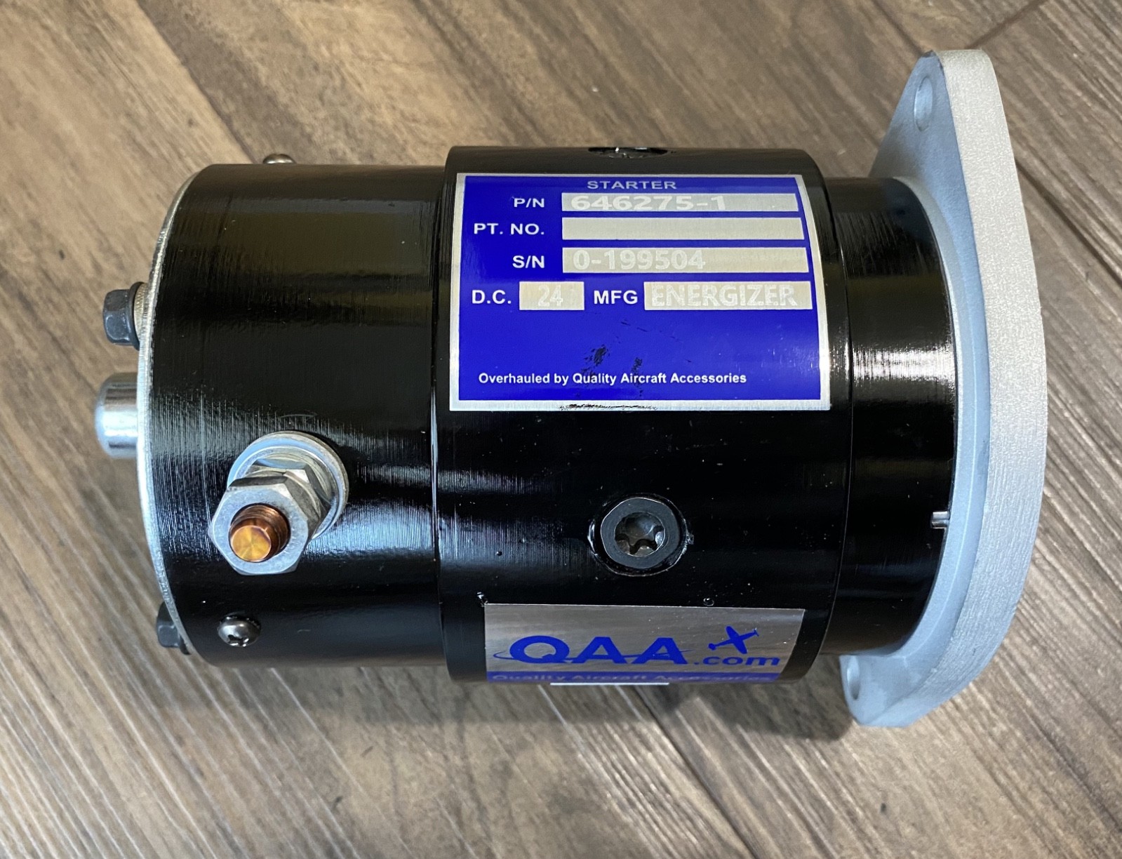 Overhauled Continental IO-550-B Starter Motor (QAA Overhaul with Paperwork) Overhauled Continental IO-550-B Starter Motor (QAA Overhaul with Paperwork)