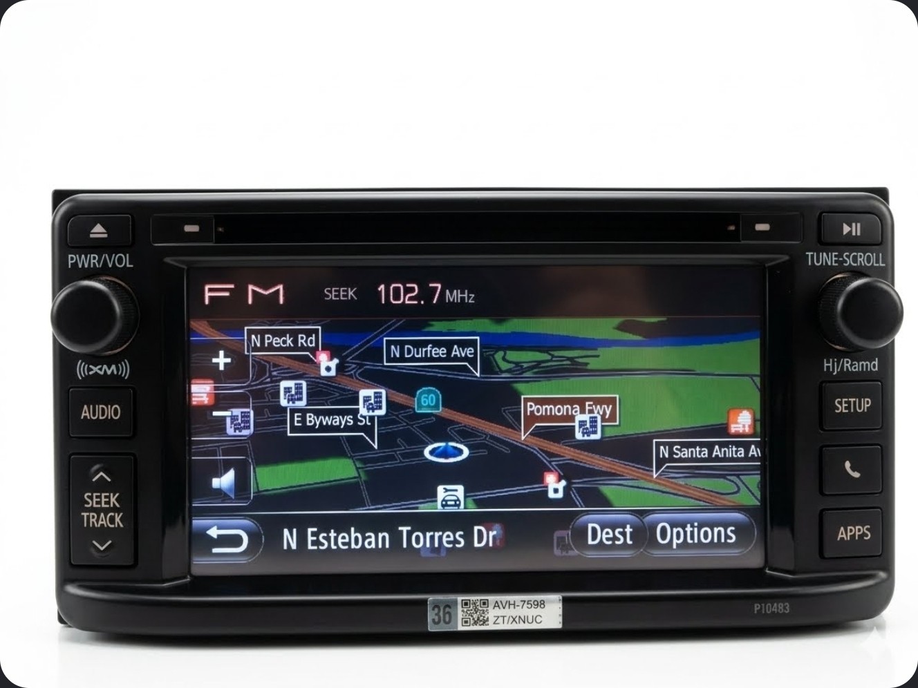 2006 2010 TOYOTA OEM FJ CRUISER NON JBL GPS NAVIGATION HD Radio 