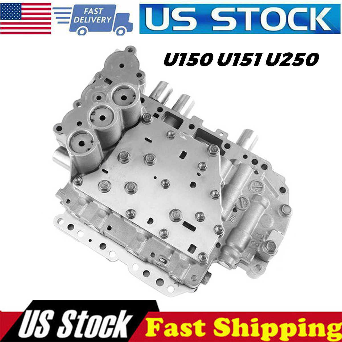 U150 Transmission Valve Body W/ Solenoids For 2004-2014 Toyota Sienna U151 U250