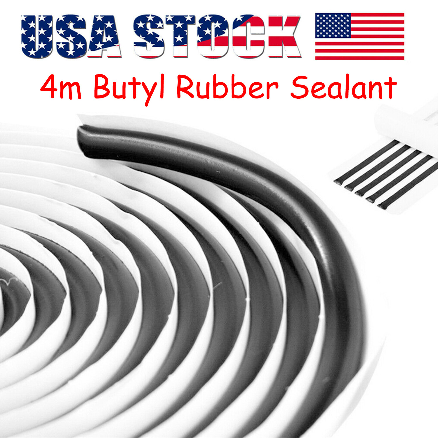 4M Butyl Tape Sealant Strip Glue Adhesive Car Windshield Door Retrofit Reseal 4M Butyl Tape Sealant Strip Glue Adhesive Car Windshield Door Retrofit Reseal
