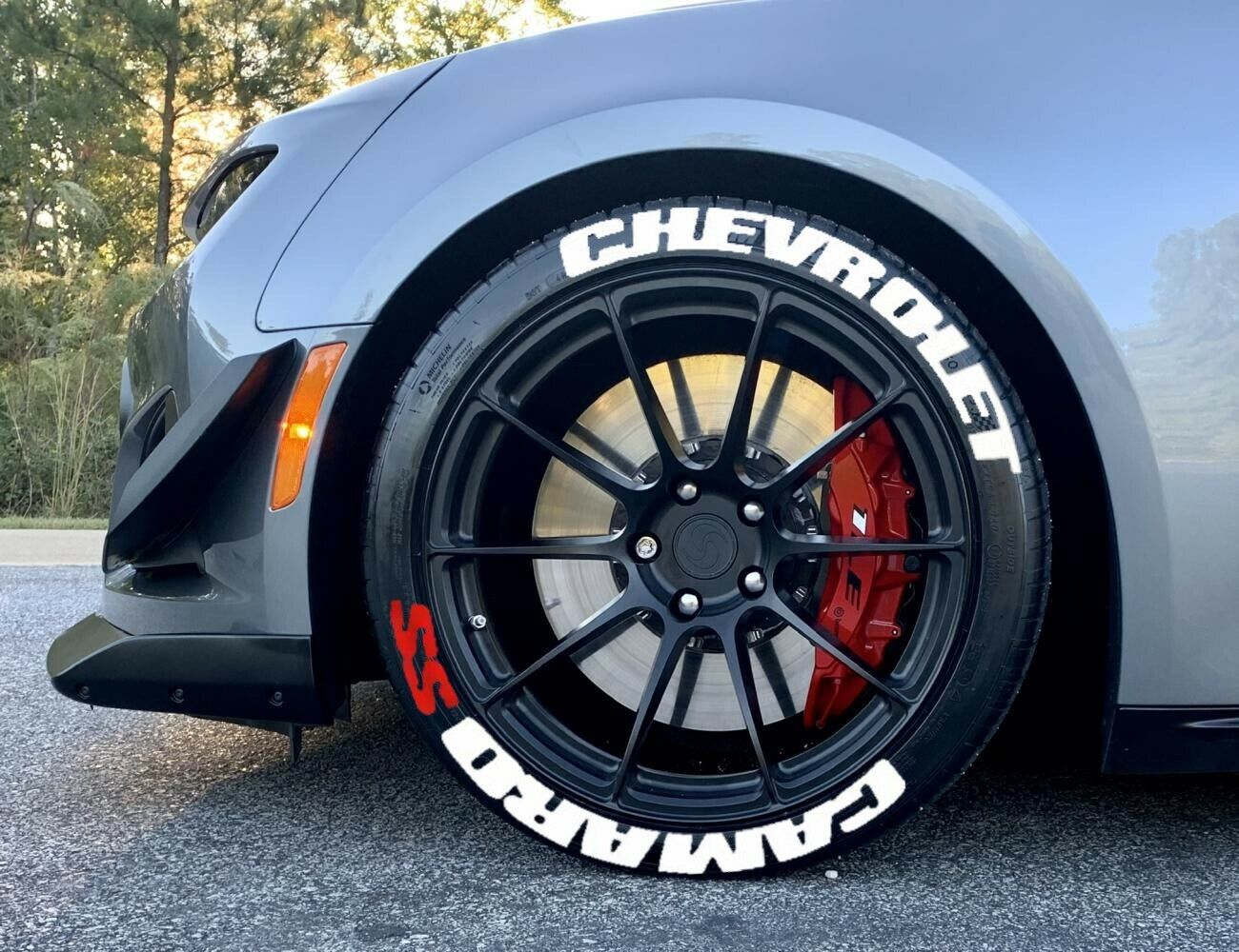  Tire Lettering stickers Chevrolet Camaro SS  1.25