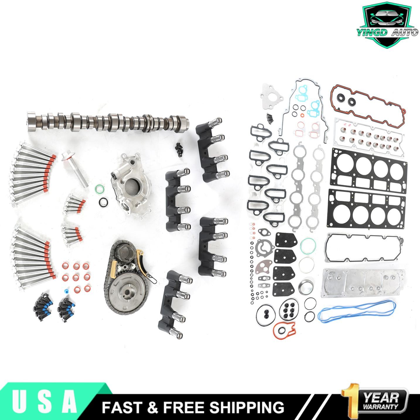 Engine Rebuid Kit For 2007-2013 Chevy Silverado GMC Sierra Yukon 5.3L 12625437
