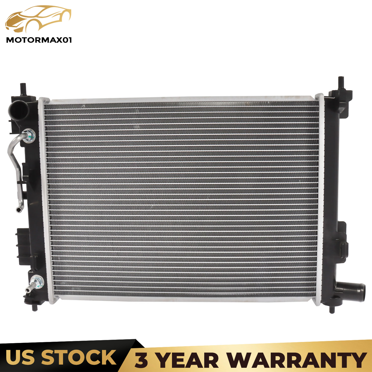 For Kia Rio 2018-2023 1.6L Aluminum Core Radiator W/O Oil Cooler 25310H9050