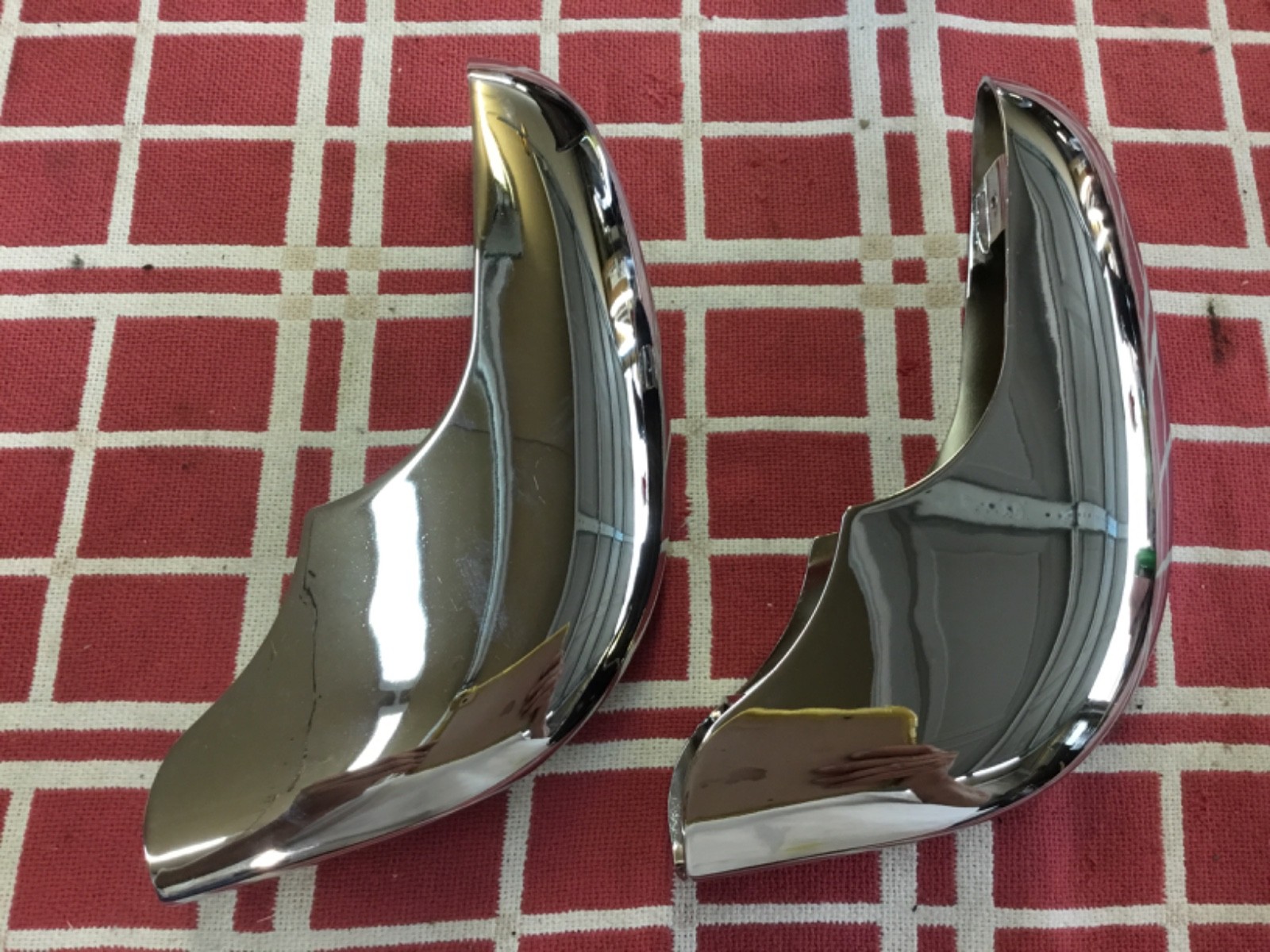 1956 1957 CORVETTE 1953 1954 bumperettes Front Bumper guards NICE New look 1956 1957 CORVETTE 1953 1954 bumperettes Front Bumper guards NICE New look