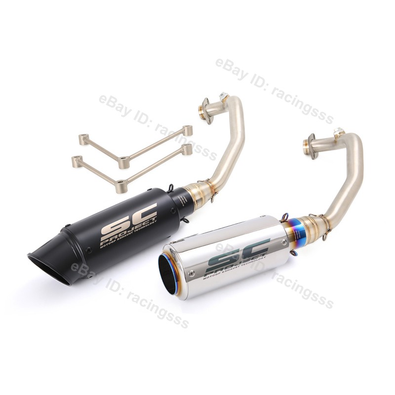 For Yamaha Zuma 125 BWS 125 2002-2021 Full Exhaust System Front Pipe Muffler Tip