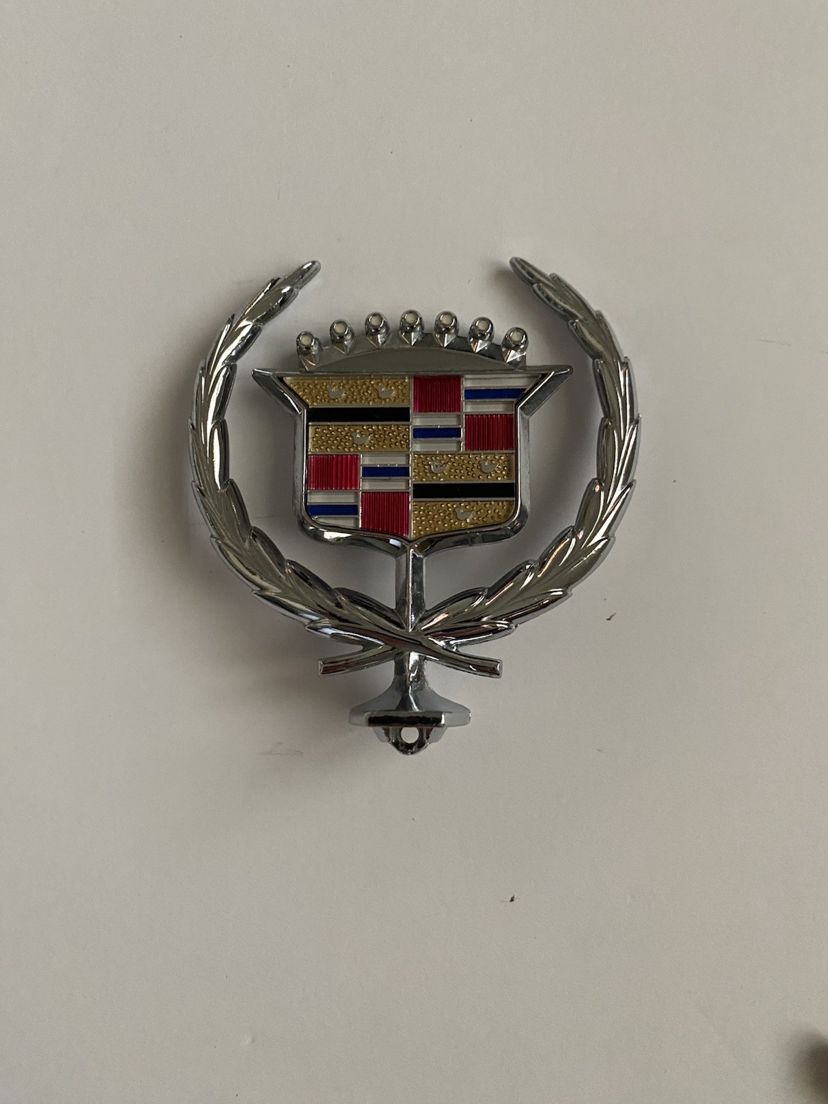 Vintage Cadillac Wreath Emblem Hood Ornament Badge 1970-80s OEM