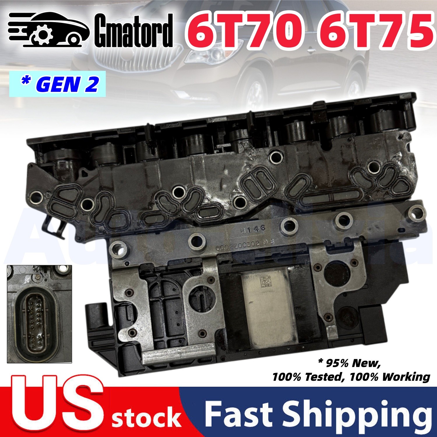 GEN 2 6T70 6T75 TCM Transmission Control Module For Buick Cadillac GMC 2013 & up