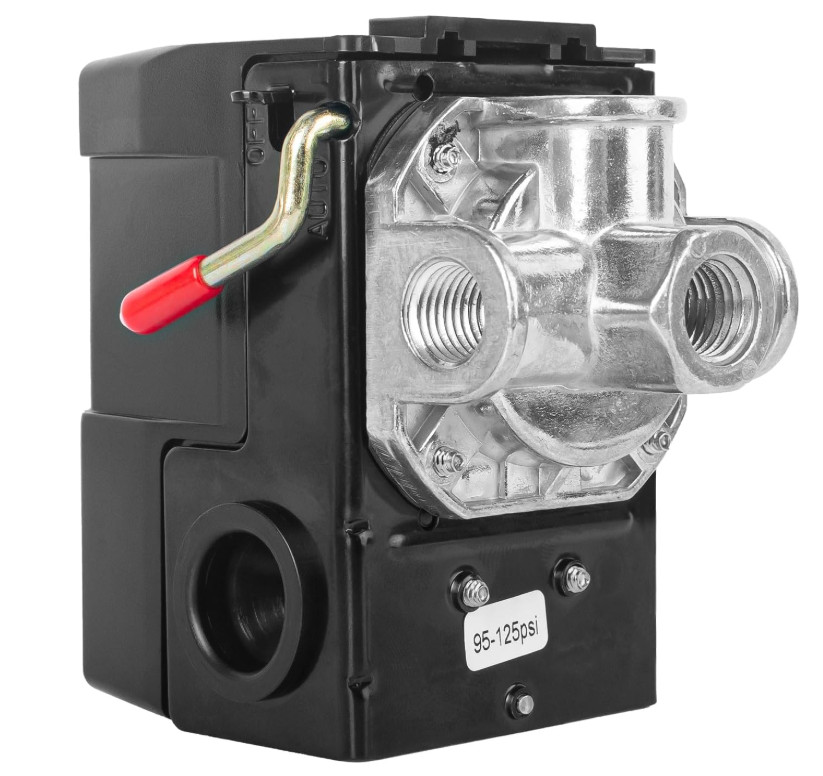 LF10-4H Air Compressor Pressure Switch Air Compressor Parts 4-Port Air Compre...