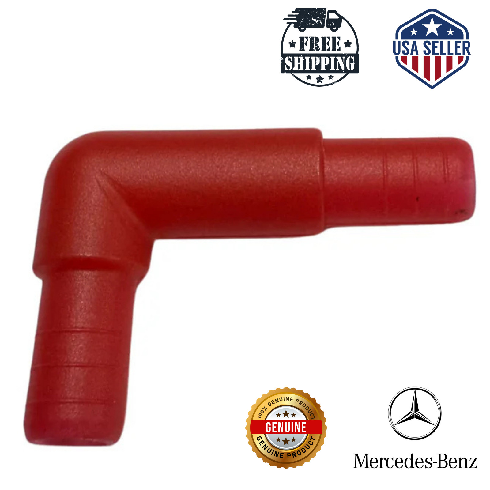 New Original Mercedes-Benz Angle Piece Battery Elbow Vent Hose 0009903872