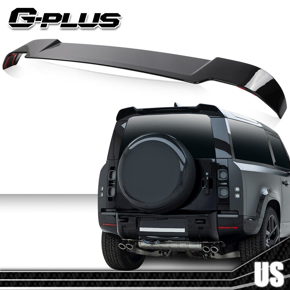 Glossy Black Fit For 2020-2023 Land Rover Defender 90/110 Rear Roof Spoiler Wing