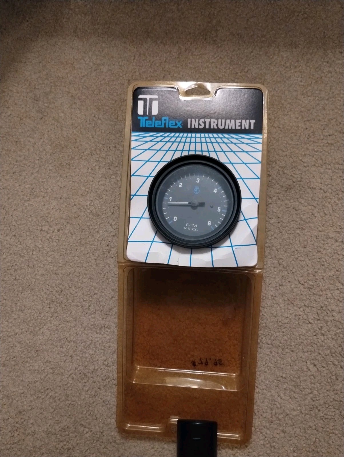 Vintage New Teleflex Tachometer