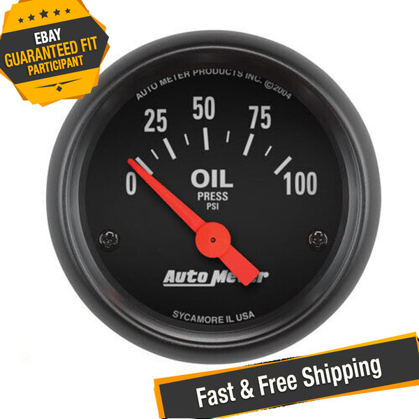 Auto Meter 2634 Z-Series Electric Oil Pressure Gauge Auto Meter 2634 Z-Series Electric Oil Pressure Gauge