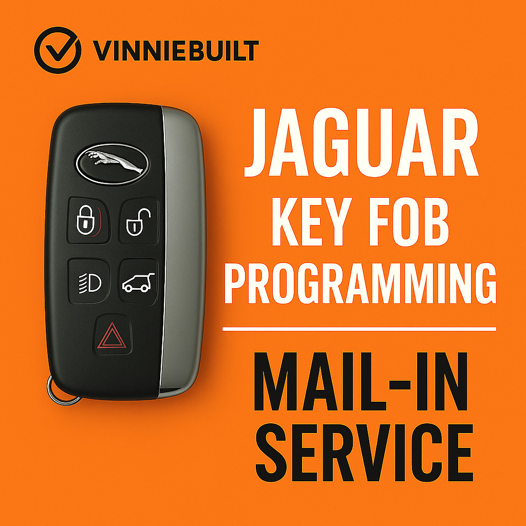 Jaguar F-Type 2012-2020 Smart Key Programming Service Key Included Mail-In
