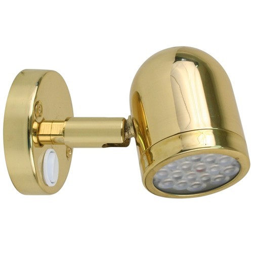 Scandvik 19052P Cabin and Reading Light, Polished Brass 19052P Scandvik 19052P Cabin and Reading Light, Polished Brass 19052P