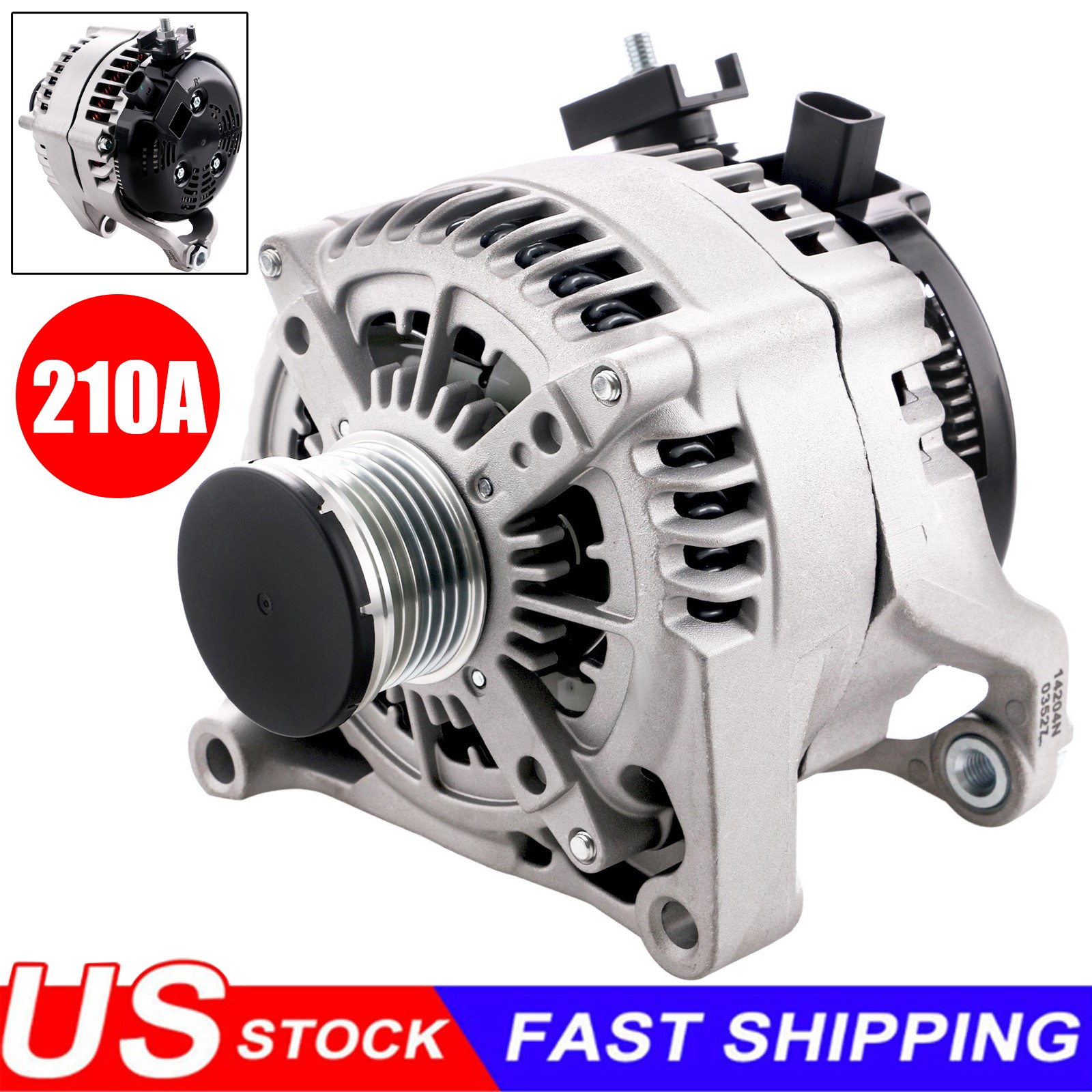 210A Alternator for 2012-2018 BMW 228i 320i 328i 428i 528i X1 X3 X4 Z4 L4 2.0L
