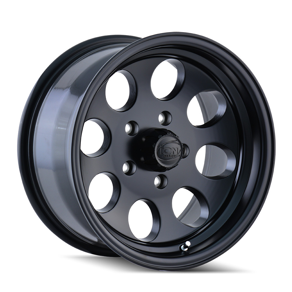 16x8 Ion 171 Matte Black Wheel 8x6.5 (-5mm)