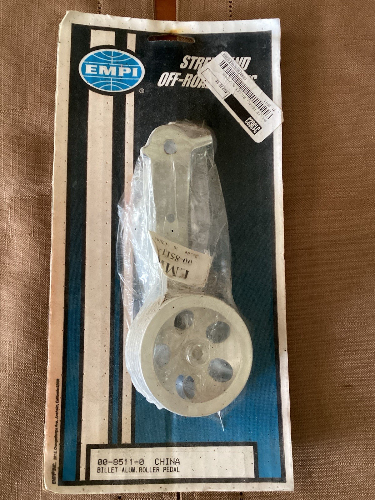 Empi 00-8511-0 Billet Aluminum Roller Pedal 7 Inch New In Package 