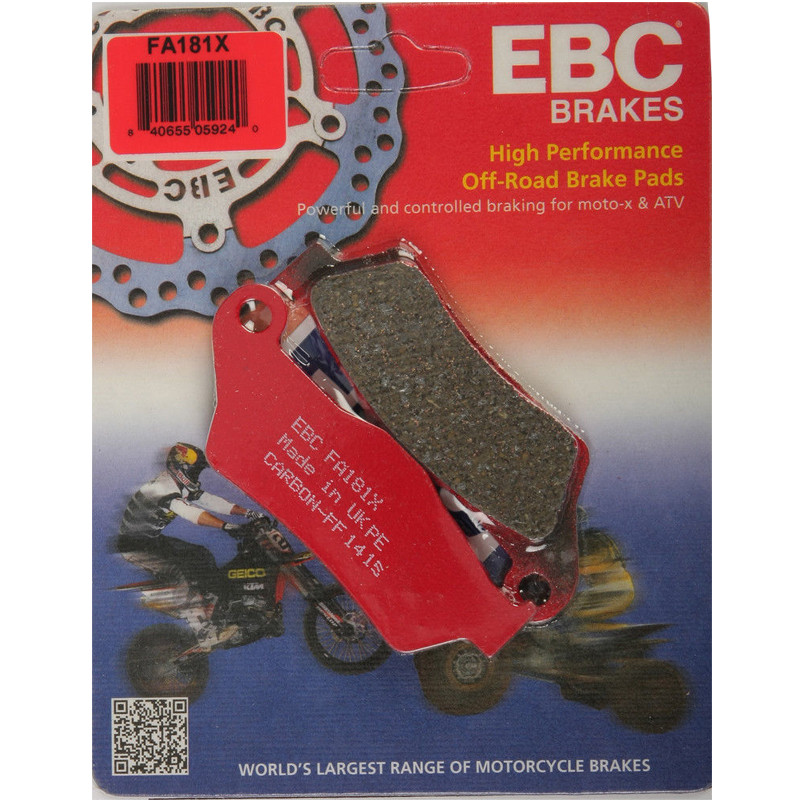 EBC Organic Front Brake Pads Benelli BX505 Enduro Husqvarna FC450 EBC Organic Front Brake Pads Benelli BX505 Enduro Husqvarna FC450