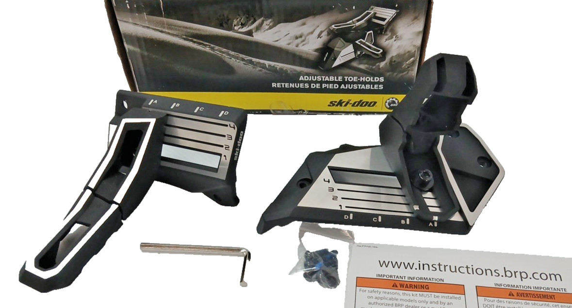 Adjustable Toe Holds Ski-Doo, Gen 4, Summit 860201765 Snowmobile OEM New in Box