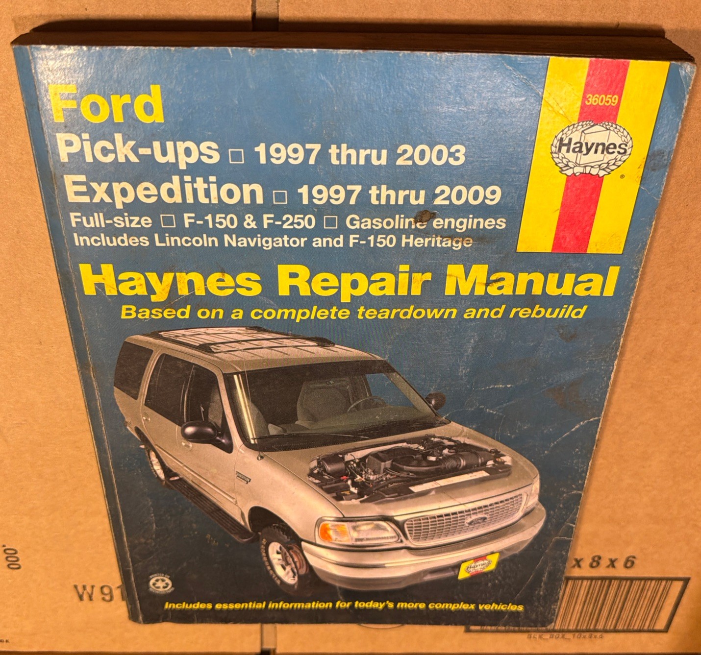 Haynes 36059 Repair Manual for Ford Pickups F150 F250 & Expedition 1997-1999